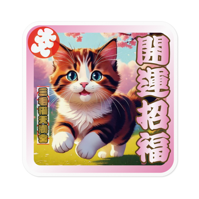 ステッカー - 100 x 100 (mm)