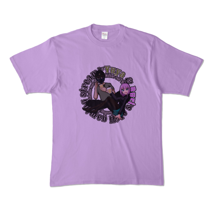 カラーTシャツ - XL - ライトパープル (淡色)