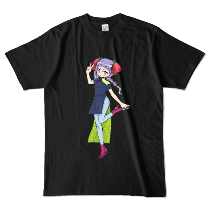 カラーTシャツ - L - ブラック (濃色)