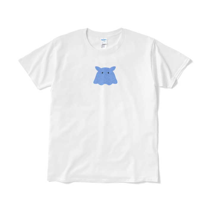 めんだこ（ブルー）Tシャツ - L - ホワイト