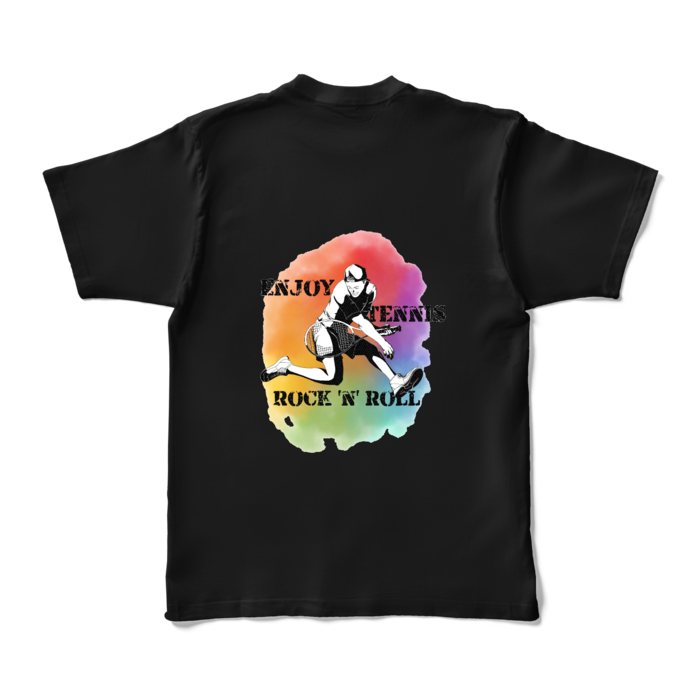 カラーTシャツ - XL - ブラック (濃色)