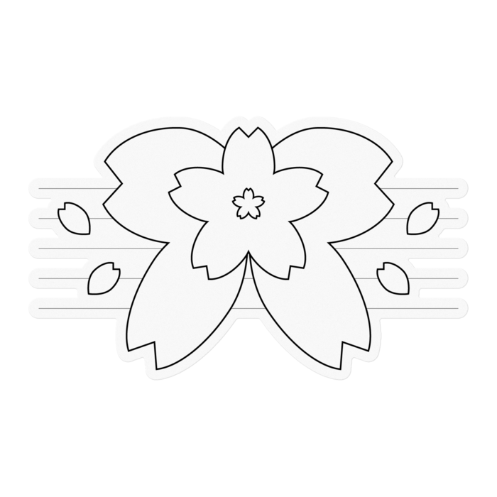 ステッカー - 100 x 100 (mm)