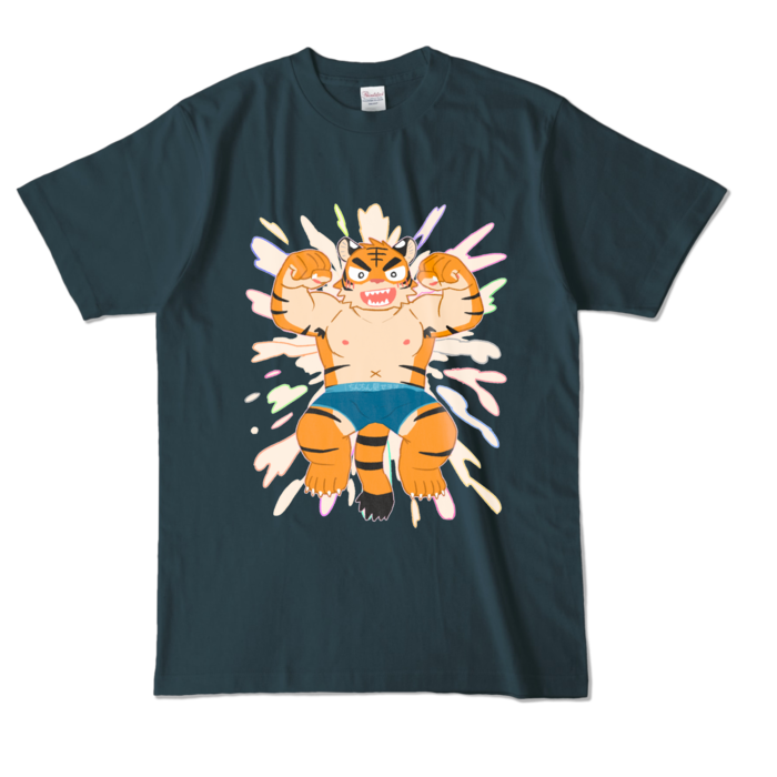 カラーTシャツ - L - デニム (濃色)