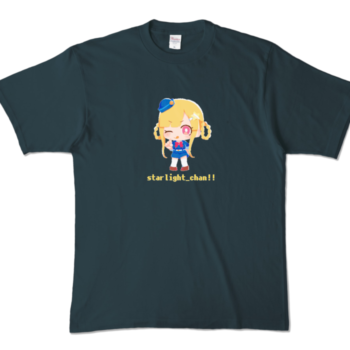 カラーTシャツ - XL - デニム (濃色)
