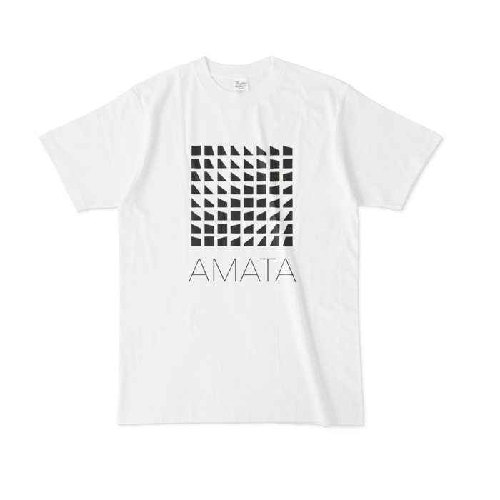 AMATAロゴTシャツ - L - 白
