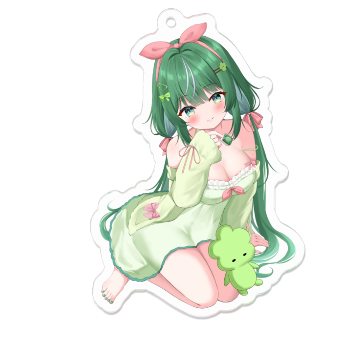 アクリルキーホルダー（コーティング） - 70 x 70 (mm)