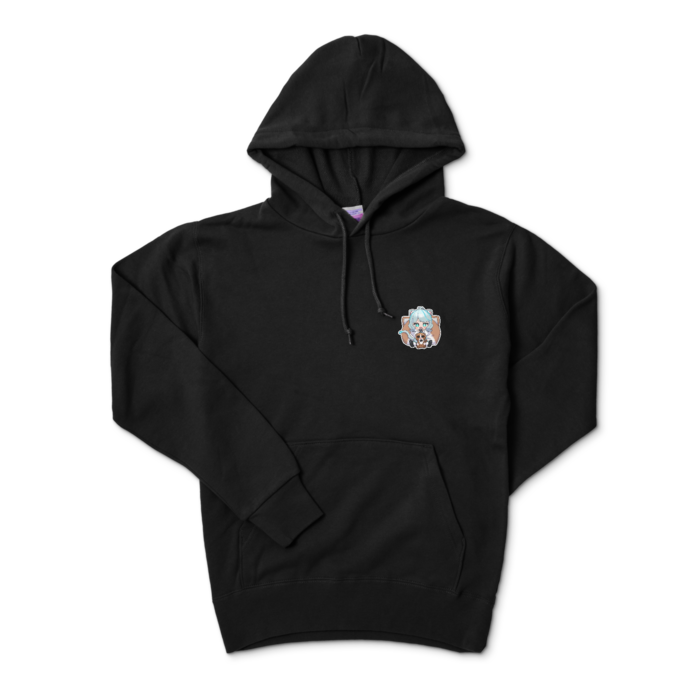 ワンポイントパーカー - S - ブラック