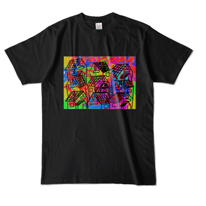 カラーTシャツ - L - ブラック (濃色)