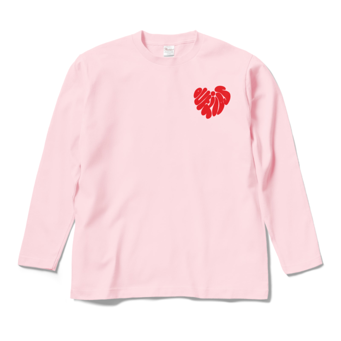 ロングスリーブTシャツ - M - ライトピンク