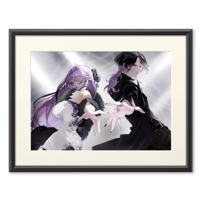 歌みた(背中合わせ) 複製画(プリモアート) - A3
