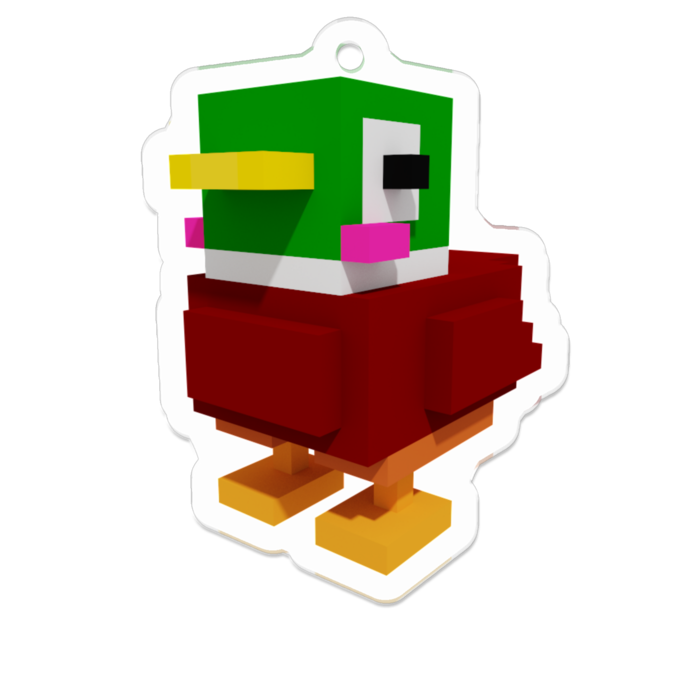 アクリルキーホルダー（コーティング） - 50 x 50 (mm)