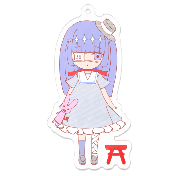 アクリルキーホルダー - 70 x 70 (mm)
