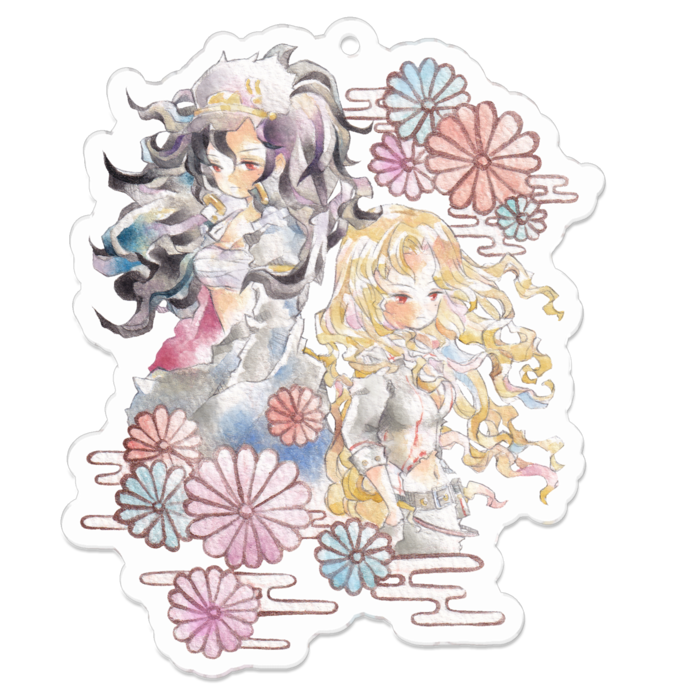 アクリルキーホルダー - 70 x 70 (mm)