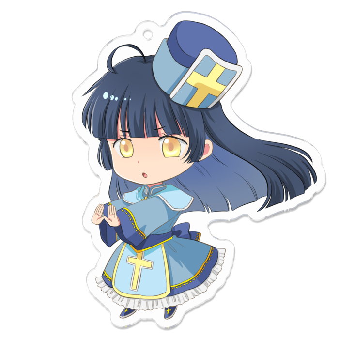 アクリルキーホルダー（コーティング） - 70 x 70 (mm)