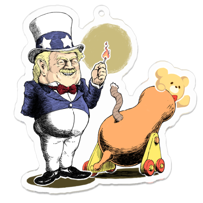 アクリルキーホルダー - 70 x 70 (mm)