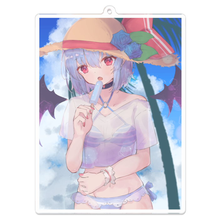 アクリルキーホルダー - 100 x 100 (mm)