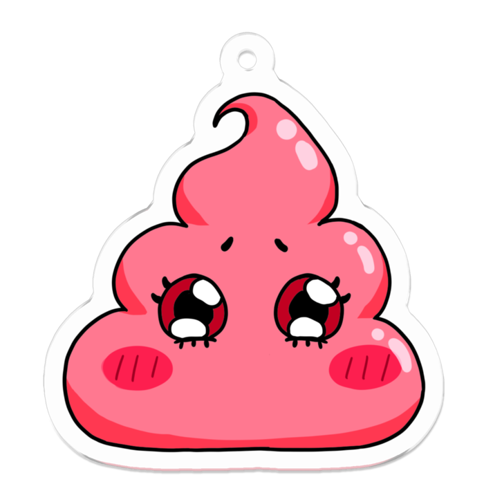 アクリルキーホルダー - 50 x 50 (mm)