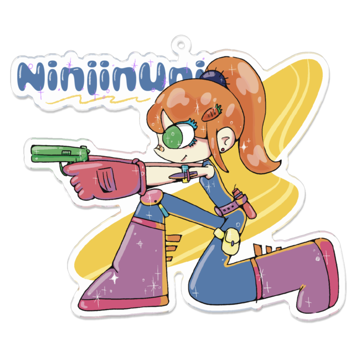 アクリルキーホルダー - 100 x 100 (mm)