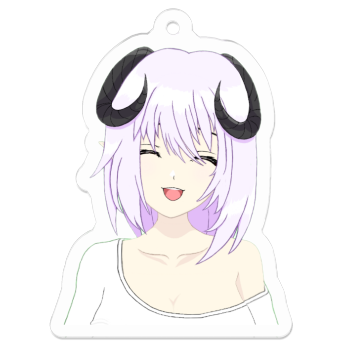 超絶かわいい笑顔Ver.アクキー - 50 x 50 (mm)