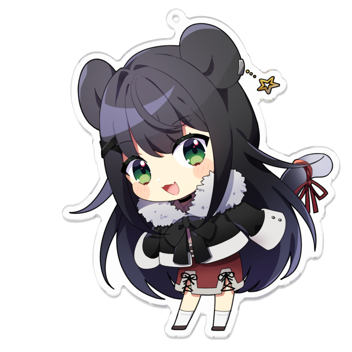 アクリルキーホルダー（コーティング） - 100 x 100 (mm)