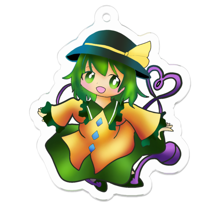 アクリルキーホルダー - 50 x 50 (mm)