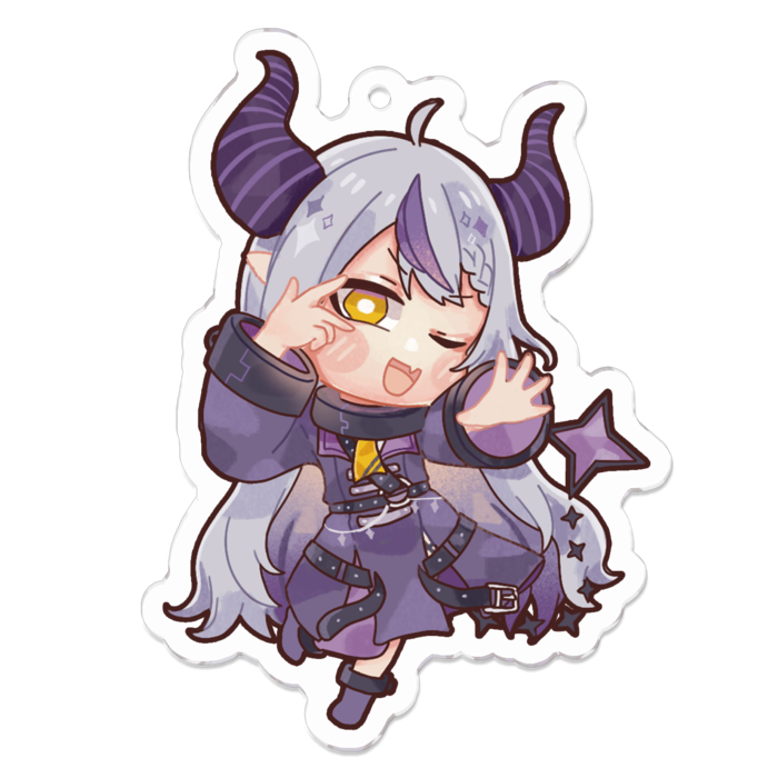 アクリルキーホルダー - 70 x 70 (mm)