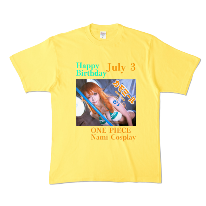 カラーTシャツ - XL - イエロー (濃色)