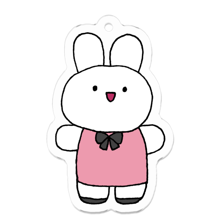 うそちゃんアクリルキーホルダー - 50 x 50 (mm)
