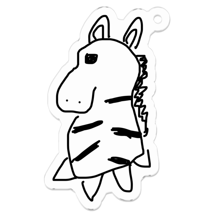 アクリルキーホルダー - 50 x 50 (mm)