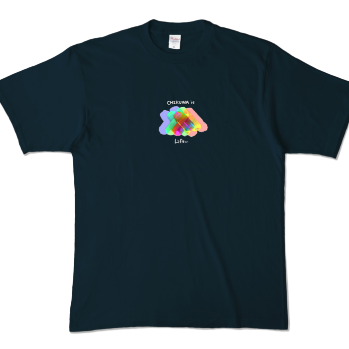 カラーTシャツ - XL - ネイビー (濃色)