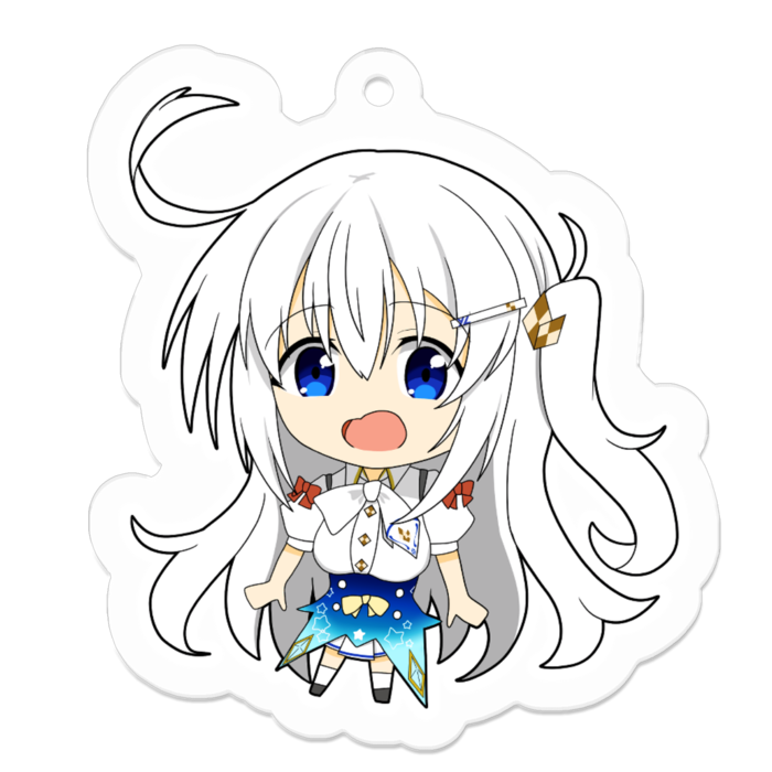 アクリルキーホルダー - 50 x 50 (mm)