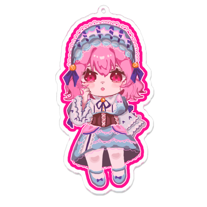 アクリルキーホルダー - 100 x 100 (mm)