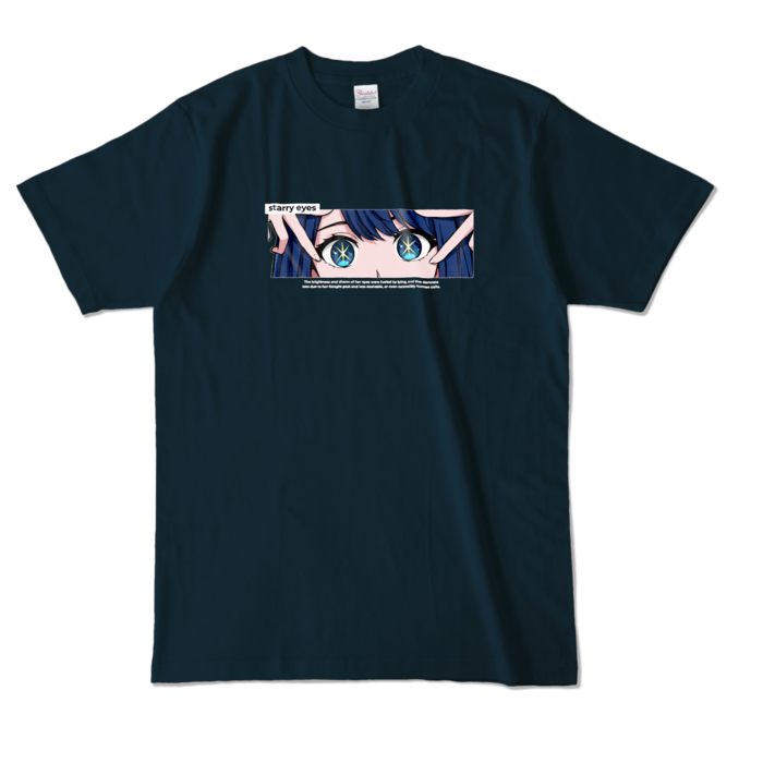 カラーTシャツ - L - ネイビー (濃色)