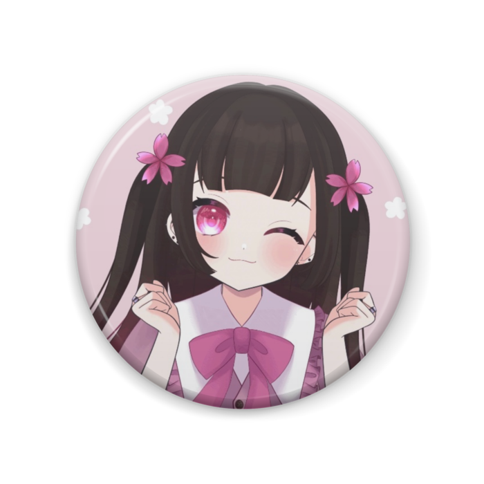 大きい!さくちゃんといっしょ!缶バッジ