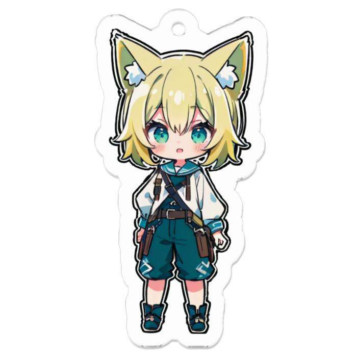 ショートヘア・ハーフパンツ - 50 x 50 (mm)