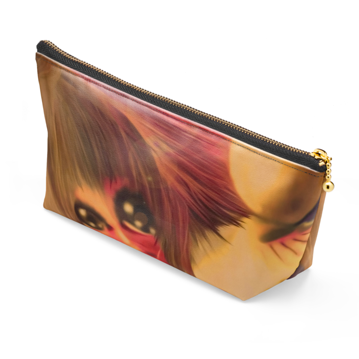 ポーチ - 長さ21.5cm / 高さ10cm - ブラック