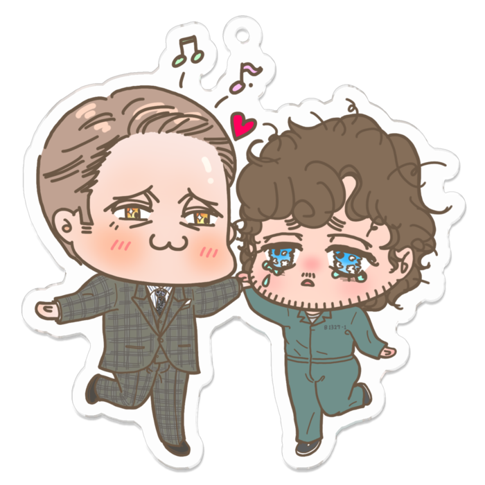 アクリルキーホルダー - 70 x 70 (mm)