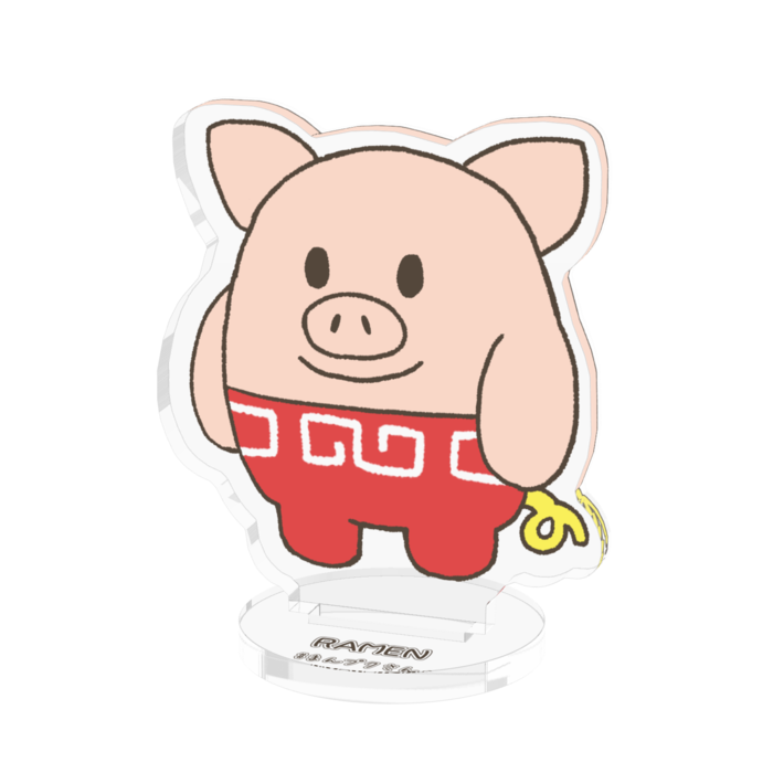 ラーメン アクリルフィギュア - 50x50mm