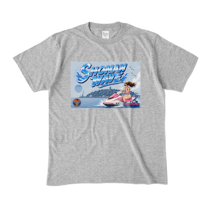 カラーTシャツ - M - 杢グレー (濃色)