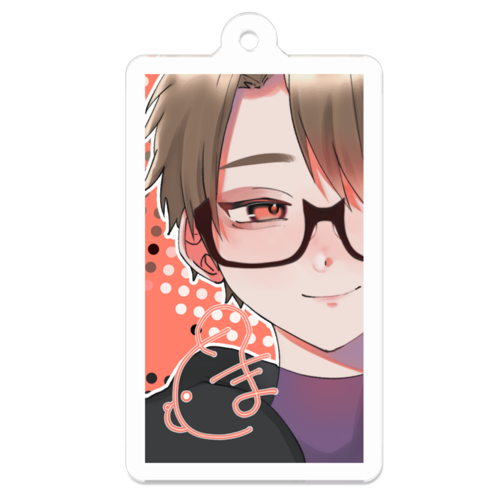 アクリルキーホルダー - 50 x 50 (mm)