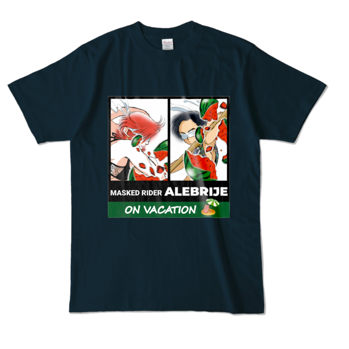 カラーTシャツ - L - ネイビー (濃色)