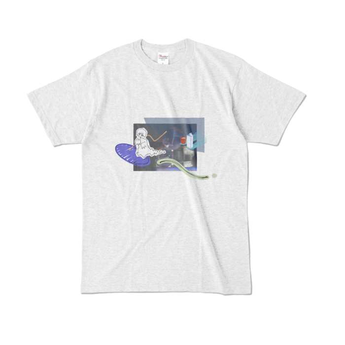 カラーTシャツ - L - アッシュ (淡色)