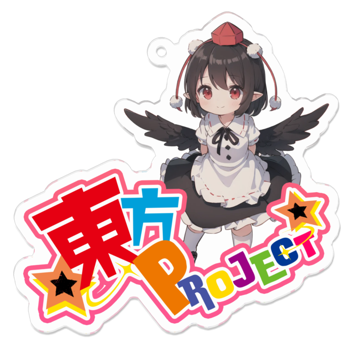 アクリルキーホルダー - 70 x 70 (mm)