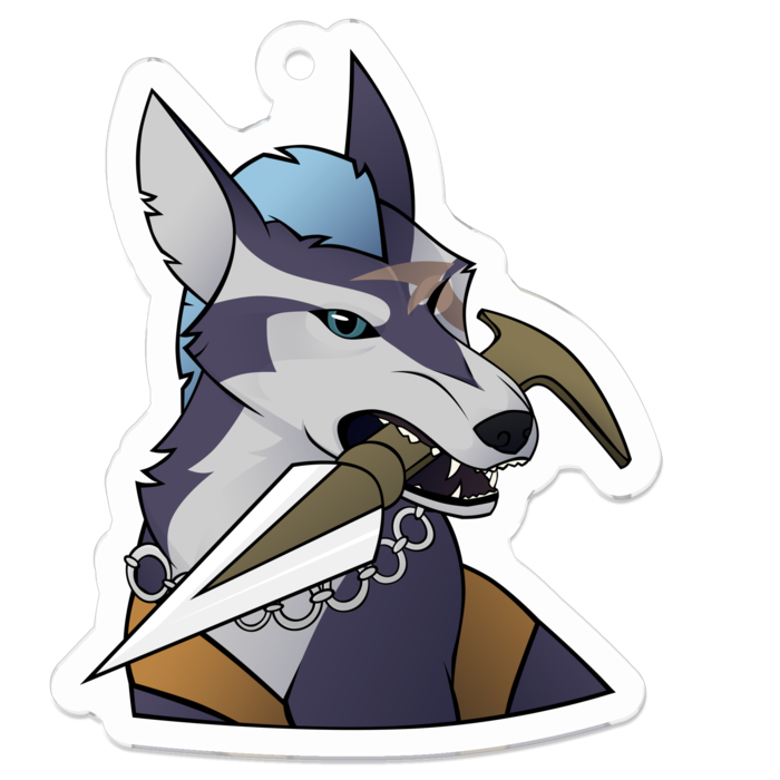 アクリルキーホルダー - 50 x 50 (mm)