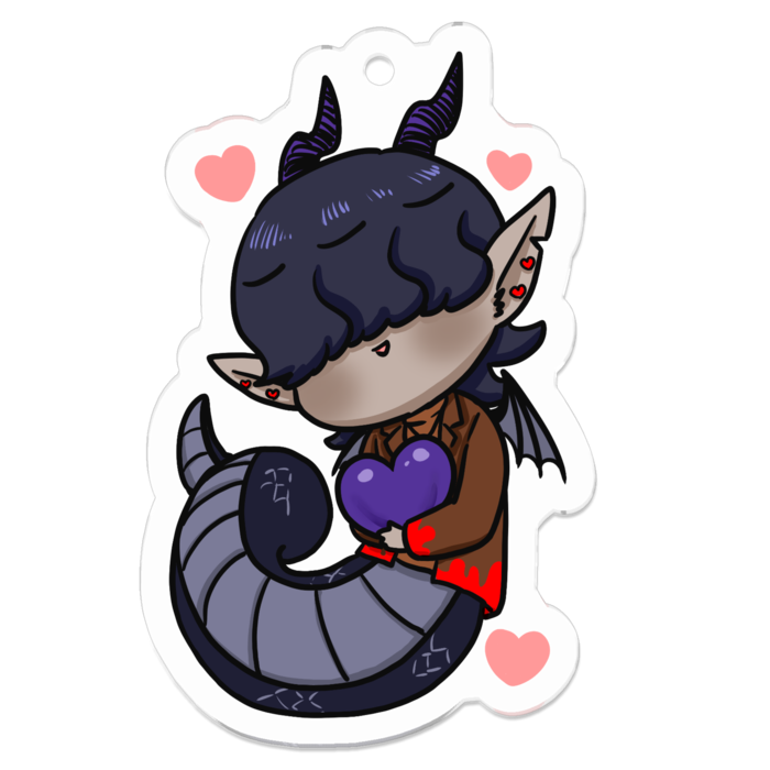 アクリルキーホルダー - 50 x 50 (mm)