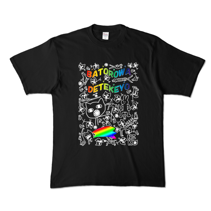 カラーTシャツ - XL - ブラック (濃色)