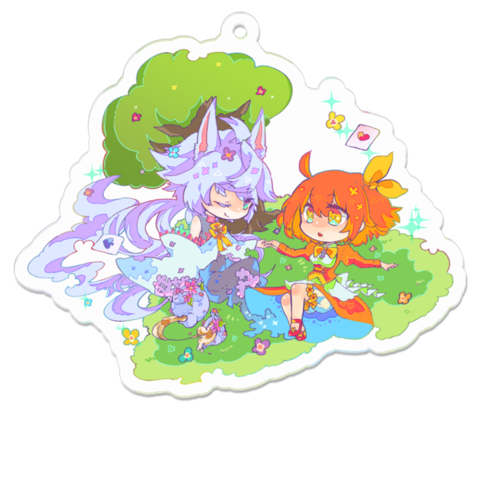 アクリルキーホルダー - 70 x 70 (mm)