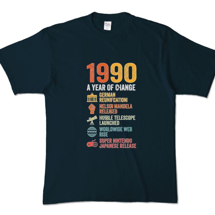 カラーTシャツ - XL - ネイビー (濃色)