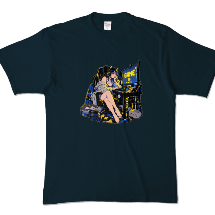 カラーTシャツ - XL - ネイビー （濃色）