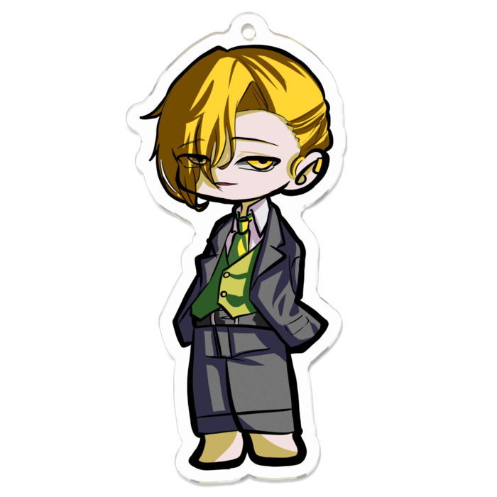 アクリルキーホルダー（コーティング） - 70 x 70 (mm)